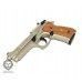 Пневматический пистолет Umarex Beretta M92 FS никель дерево