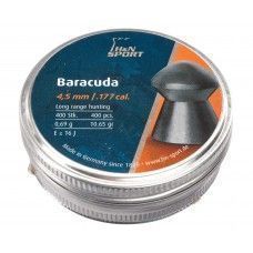 Пули пневматические H&N Baracuda 4.5 мм (400 шт, 0.69 грамм)