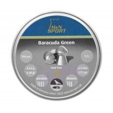 Пули пневматические H&N Baracuda Green 4.5 мм (300 шт, 0.42 г)