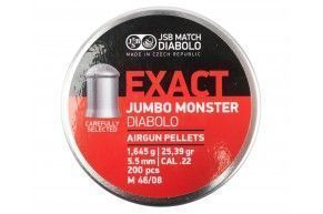 Пули пневматические JSB Exact Jumbo Monster 5.5 мм (200 шт, 1.65 г)