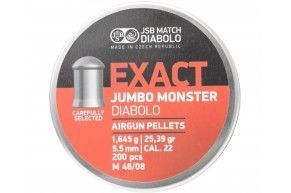 Пули пневматические JSB Exact Jumbo Monster 5.5 мм (200 шт, 1.65 г)