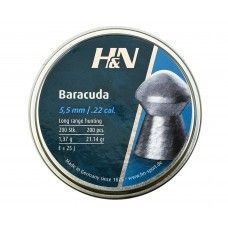 Пули пневматические H&N Baracuda 5.5 мм (200 шт, 1.37 грамм)