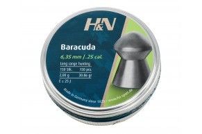 Пули пневматические H&N Baracuda 6.35 мм (150 шт, 2 грамма)