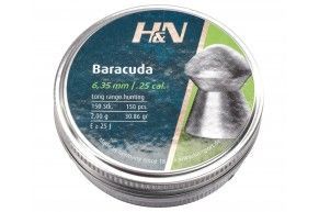 Пули пневматические H&N Baracuda 6.35 мм (150 шт, 2 грамма)