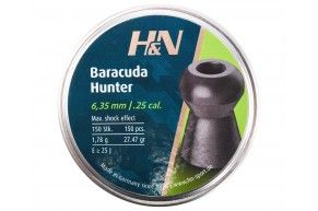 Пули пневматические H&N Baracuda Hunter 6.35 мм (150 шт, 1.78 грамма)