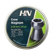 Пули пневматические H&N Crow Magnum 6.35 мм (150 шт, 1.7 грамма)