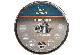 Пули пневматические H&N Hollow Point 6.35 мм (200 шт, 1.7 г)