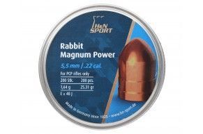 Пули пневматические H&N Rabbit Magnum II 5.5 мм (200 шт, 1.66 г)