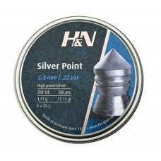 Пули пневматические H&N Silver Point 5.5 мм (200 шт, 1.11 г)