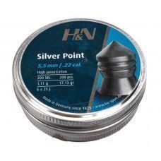 Пули пневматические H&N Silver Point 5.5 мм (200 шт, 1.11 г)