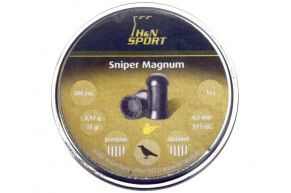 Пули пневматические H&N Sniper Magnum 4.5 мм (300 шт, 0.97 г)