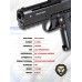 Пневматический пистолет Borner WC 401 4.5 мм (Colt 1911, CO2)