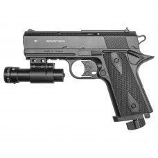 Пневматический пистолет Borner WC 401 4.5 мм (Colt 1911, CO2)