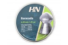 Пули пневматические H&N Baracuda 6.35 мм (150 шт, 2.0 г)