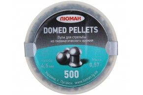 Пули пневматические Люман Domed Pellets 4.5 мм (500 шт, 0.57 г)
