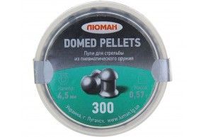 Пули пневматические Люман Domed Pellets 4.5 мм (300 шт, 0.57 г)