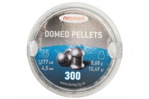 Пули пневматические Люман Domed Pellets 4.5 мм (300 шт, 0.68 грамм)