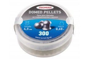 Пули пневматические Люман Domed Pellets 4.5 мм (300 шт, 0.68 грамм)
