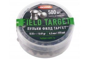 Пули пневматические Люман Field Target 4.5 мм (500 шт, 0.55 грамм)