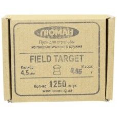 Пули пневматические Люман Field Target 4.5 мм (1250 шт, 0.55 грамм)