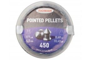 Пули пневматические Люман Pointed Pellets 4.5 мм (450 шт, 0.68 г)