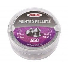 Пули пневматические Люман Pointed Pellets 4.5 мм (450 шт, 0.68 г)