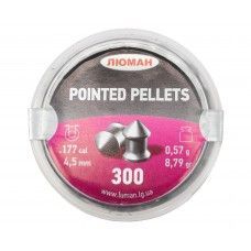 Пули пневматические Люман Pointed Pellets 4.5 мм (300 шт, 0.57 грамм)