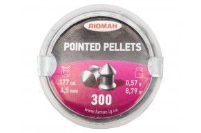 Пули пневматические Люман Pointed Pellets 4.5 мм (300 шт, 0.57 грамм)