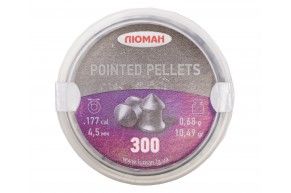 Пули пневматические Люман Pointed Pellets 4.5 мм (300 шт, 0.68 г)