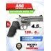 Пневматический револьвер ASG Dan Wesson 715-4 Silver 4.5 мм (пулевой, 18612)