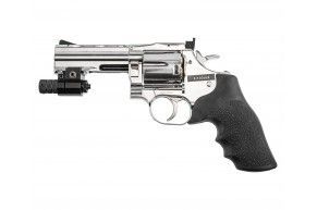 Пневматический револьвер ASG Dan Wesson 715-4 Silver 4.5 мм (пулевой, 18612)