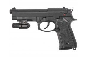 Страйкбольный пистолет KJW Beretta M9A1 (6 мм, GBB, GreenGas)