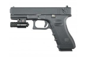 Страйкбольный пистолет KJW Glock G18 (6 мм, GBB, Green Gas)