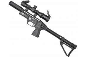 Пневматическая винтовка EDgun Леший 5.5 мм PCP (черная, стандарт, 250 мм)