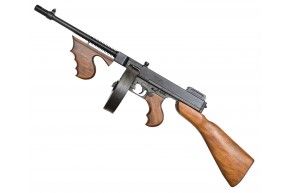 Макет пистолет пулемета Denix D7/1092 Thompson (ММГ, 1928 г, гангстерский, Томпсон)