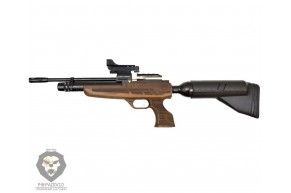 Пистолет пневматический Kral Puncher N 02 PCP (коллиматор, 4.5 мм, орех)