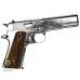 Охолощенный пистолет Курс-С Colt 1911 СО (Кольт, хром)