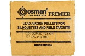 Пневматические пули Crosman Premier Domed 4.5 мм (1250 шт, 0.68 г)