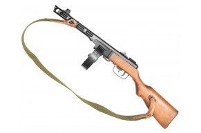 Макет пистолета-пулемета Шпагина Denix D7/9301 ППШ (ММГ, ремень)