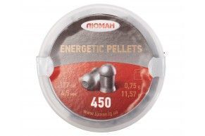 Пули пневматические Люман Energetic Pellets 4.5 мм (450 шт, 0.75 грамм)
