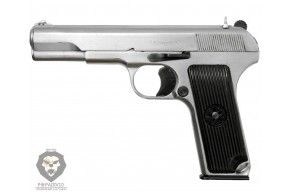 Охолощенный пистолет Токарев-СО Курс-С M57 (Zastava, хром)
