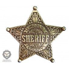 Звезда шерифа пятиконечная Denix D7/104 (латунь)