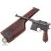 Макет пистолета Denix D7/1025 Mauser C 96 (ММГ, 1896 г, приклад)