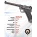 Макет пистолета Denix Luger Parabellum P08 (1898 год, Германия, удлиненный ствол)