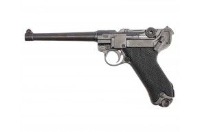 Макет пистолета Люгера Denix D7/1144 Parabellum P 08 (ММГ, Luger, 1898 год, удлиненный)