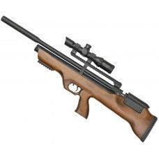 Пневматическая винтовка Hatsan Flashpup QE (PCP, 6.35 мм, дерево)