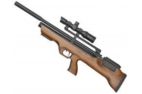 Пневматическая винтовка Hatsan Flashpup QE (PCP, 6.35 мм, дерево)