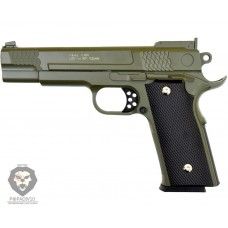 Страйкбольный пистолет Galaxy G.20G (Browning HP, зеленый)
