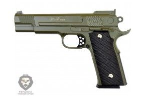 Страйкбольный пистолет Galaxy G.20G (Browning HP, зеленый)