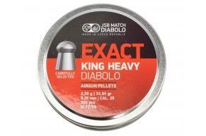 Пули пневматические JSB Exact King Heavy Diabolo 6.35 мм (300 шт, 2.2 г)